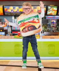 Déguisement enfant Hamburger en mousse - Taille unique
