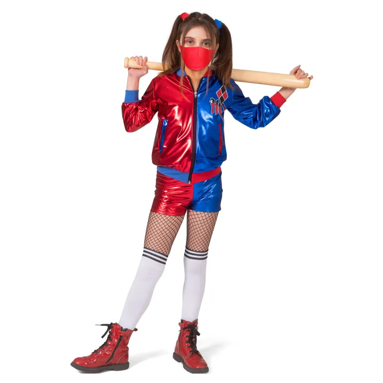 Déguisement enfant Harley Quinn Fille - Taille 140