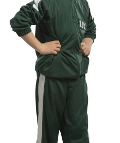 Déguisement Enfant Joueur Squid Game Homme - Vert - Taille 164