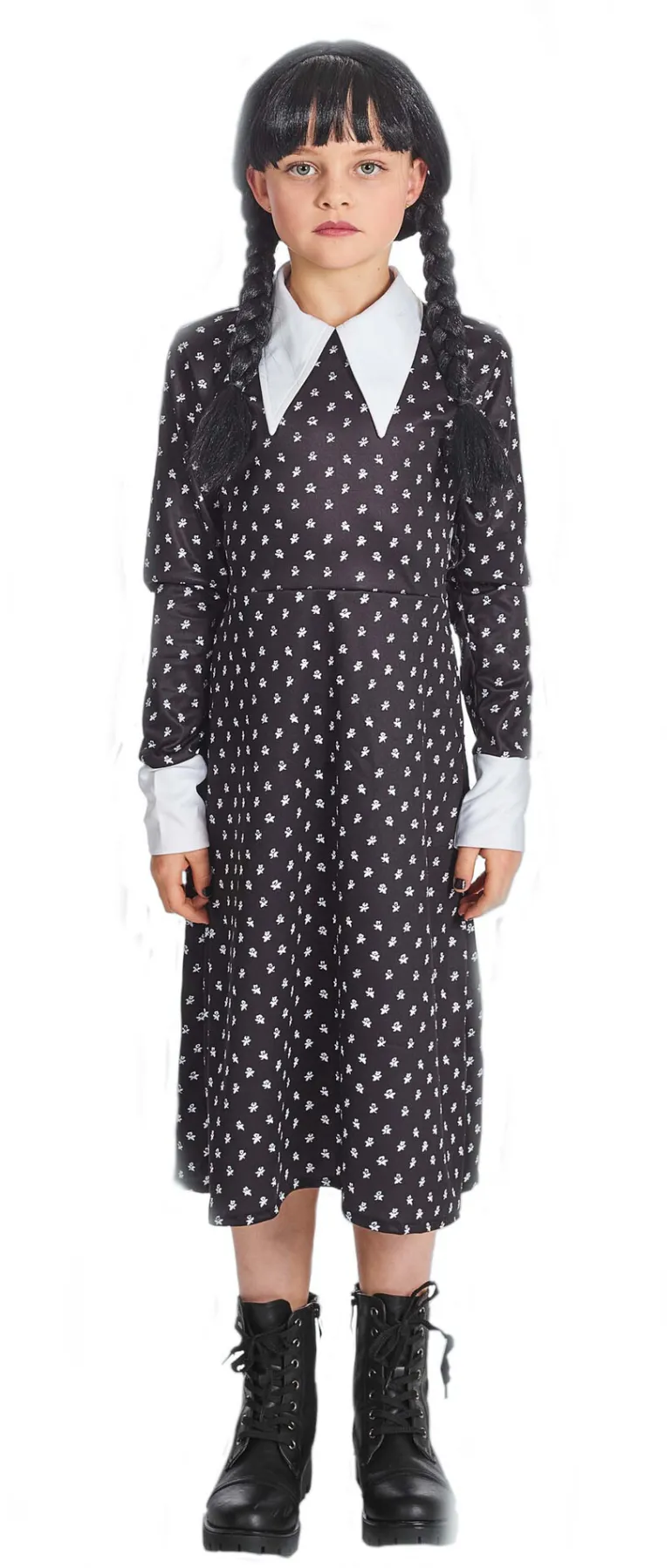 Déguisement Enfant Mercredi Addams - Taille 128