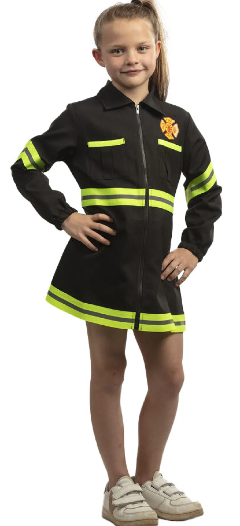 Déguisement Enfant Pompier Fille - Taille 116