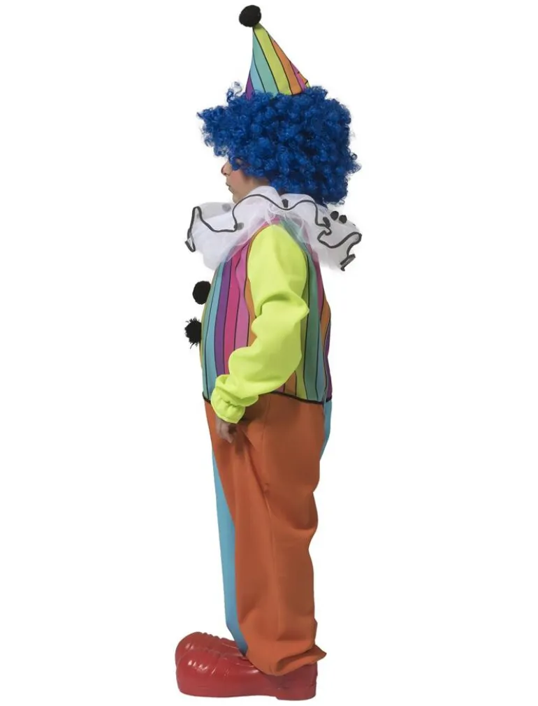 Déguisement enfant Rainbow Clown Garçon - Taille 128