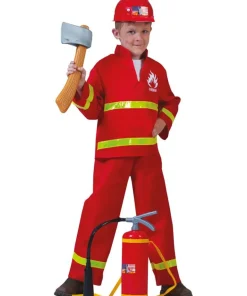 Déguisement enfant Sam le pompier - Taille 140