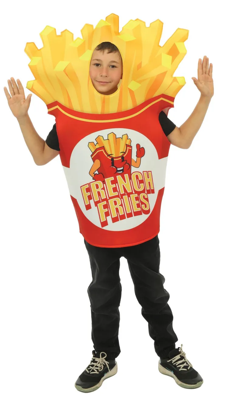 Déguisement frites pour enfants - mousse - taille unique
