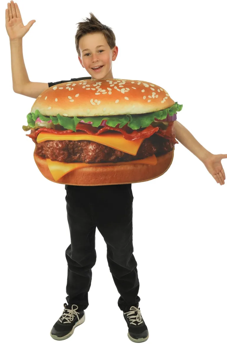 Déguisement hamburger pour enfants - mousse - taille unique