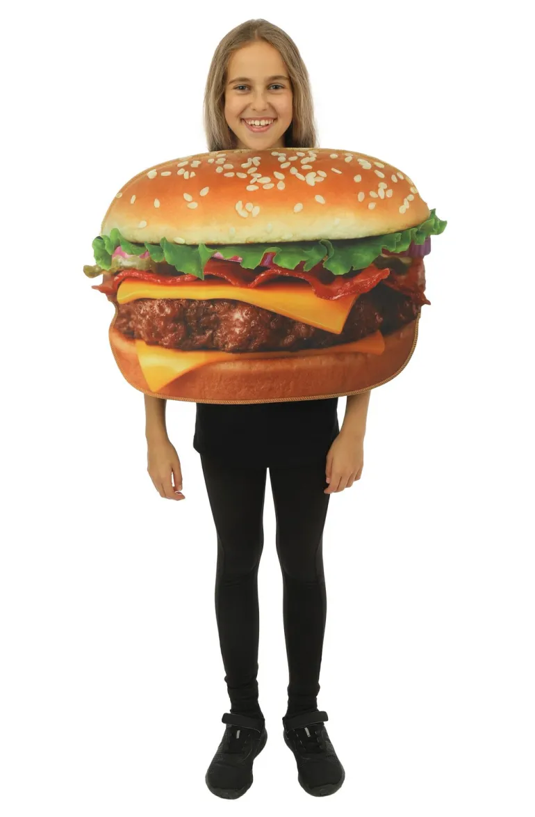 Déguisement hamburger pour enfants - mousse - taille unique
