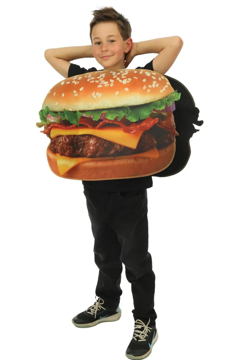 Déguisement hamburger pour enfants - mousse - taille unique