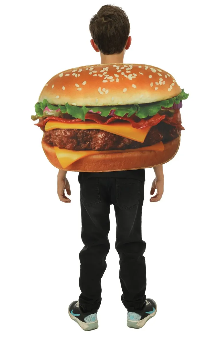 Déguisement hamburger pour enfants - mousse - taille unique