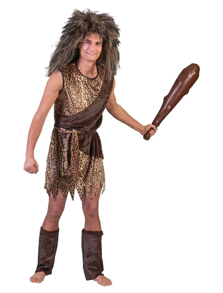 Déguisement Homme des Cavernes Vieux Chasseur - Taille 56/58