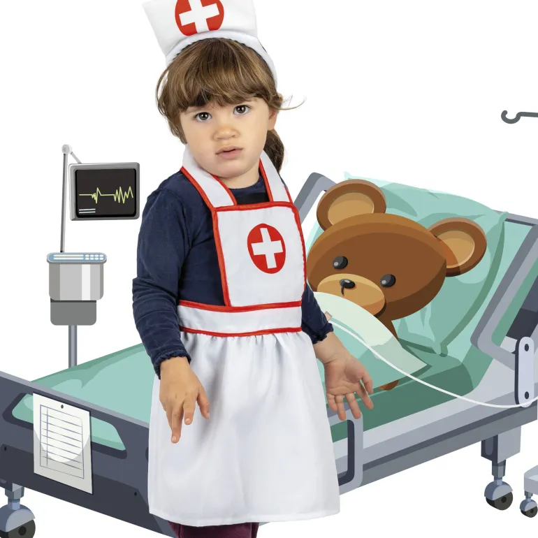 Déguisement Infirmière Nelly - Taille unique