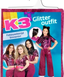 Déguisement K3 Paillettes - 9-11 ans