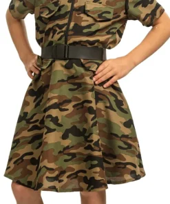 Déguisement Militaire Fille - Taille 140