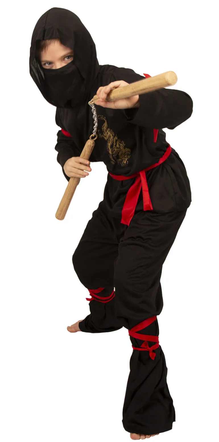 Déguisement Ninja Golden Dragon - Taille 140