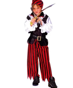 Déguisement Pirate Coeur Noir Garçon - Taille 117
