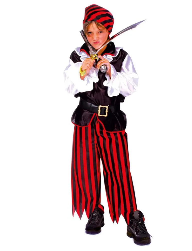 Déguisement Pirate Coeur Noir Garçon - Taille 118