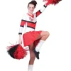 Déguisement pom-pom girl Cherry - Taille 36/38