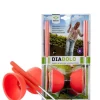 Diabolo caoutchouc - Fluo Rouge