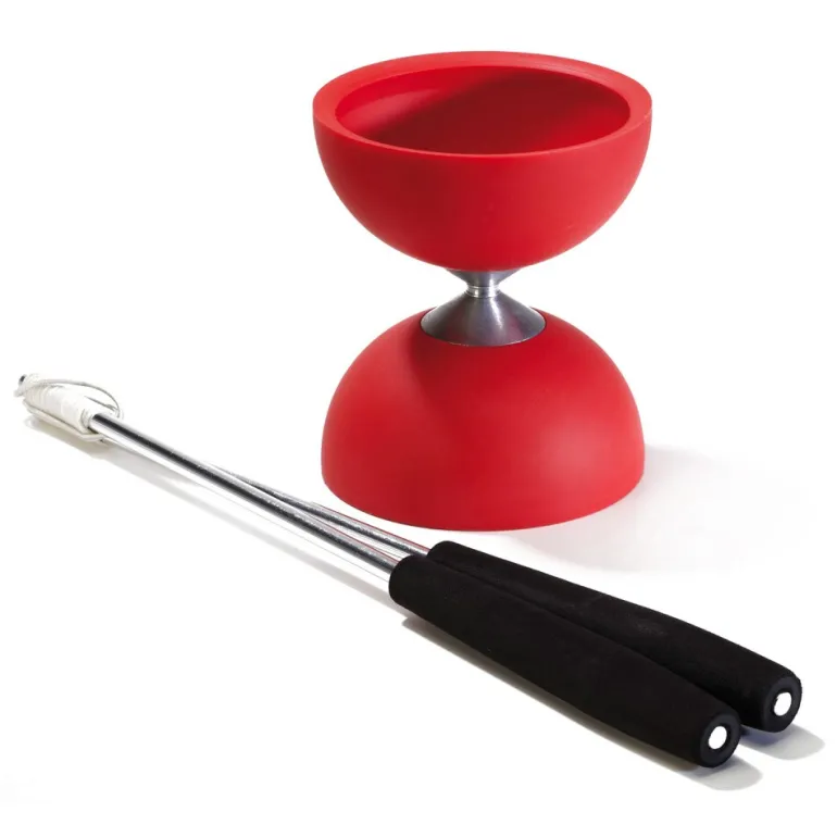 Diabolo caoutchouc rouge