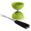 Diabolo caoutchouc vert