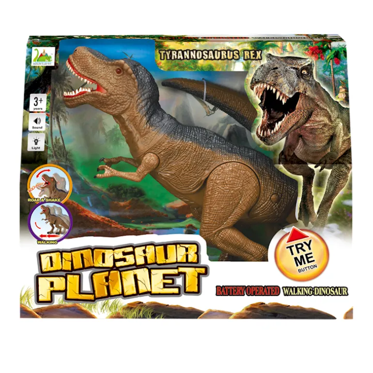 Dinosaure Tyrannosaurus son et lumière