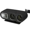 Double prise USB + lumière 12 V