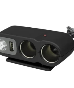 Double prise USB + lumière 12 V