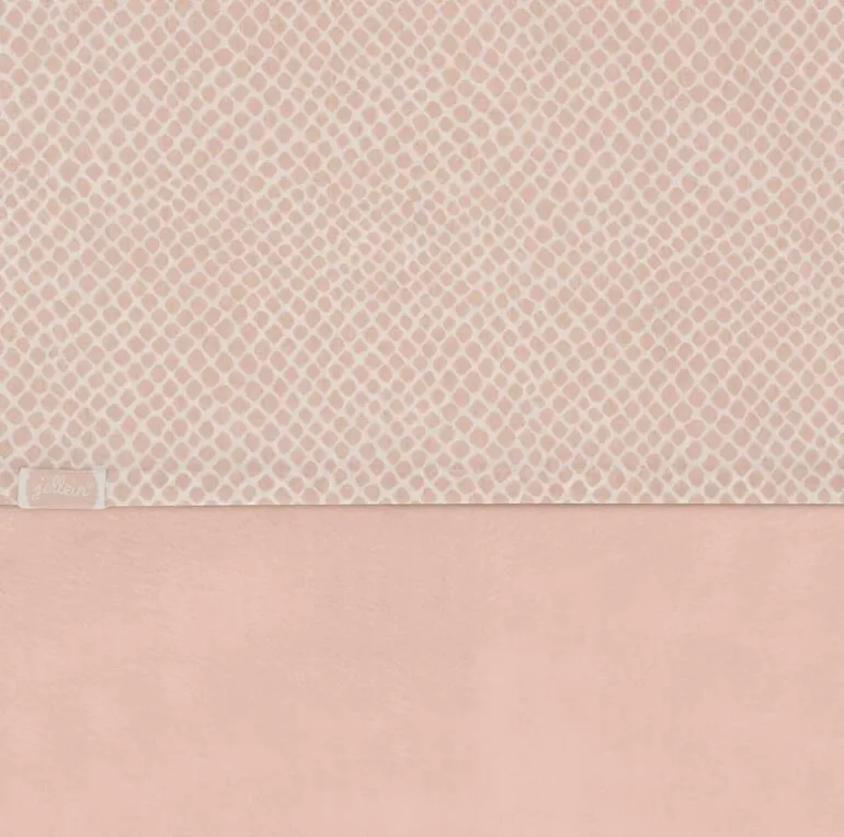 Drap 75 x 100 cm Snake Pale Pink Coton