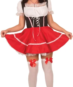 Drindl Jupe rouge et bustier noir - Taille 40