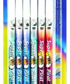 Effaceur Super Pirat 6 pièces