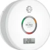 ELRO PRO PK4910 Design Détecteur de monoxyde de carbone avec batterie de 10 ans
