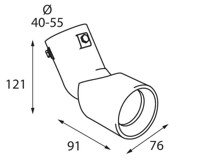 Embout D' Échappement Réglable TS-67