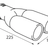 Embout D' Échappement TS-26