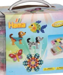 Ensemble de perles à repasser Hama dans une boîte de tri 12000 pcs