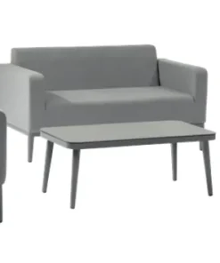 Ensemble lounge Joana - Aluminium