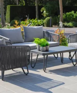 Ensemble lounge Julie - Aluminium