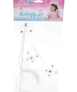 Ensemble papillon diadème + bâton - 4 couleurs différentes