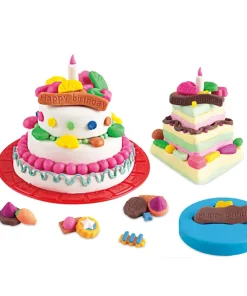 Ensemble pâte à modeler gateau anniversaire