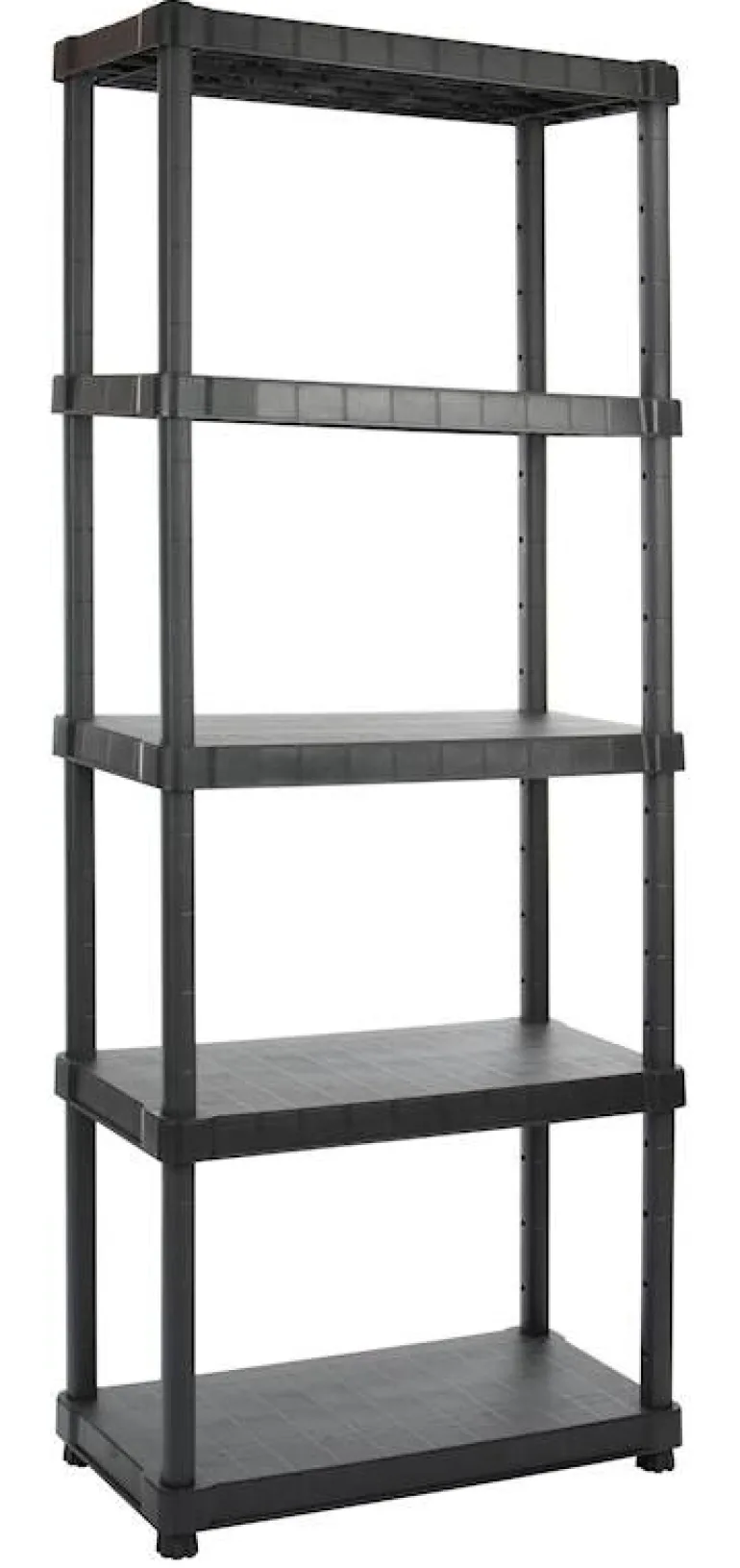 Etagère plastique noir 188x80x40 cm