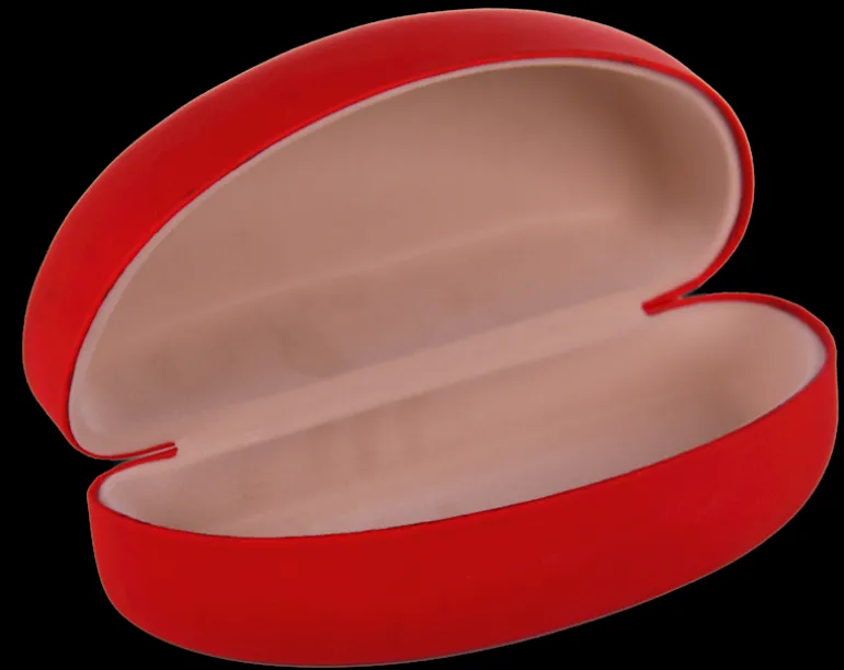 Etui à lunettes rouge