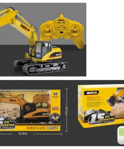 Excavatrice avec télécommande