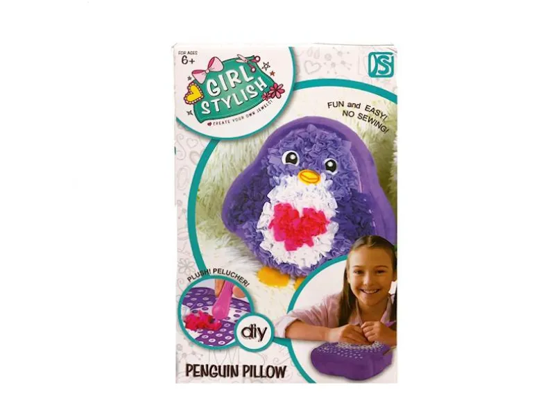 Faites votre coussin pingouin