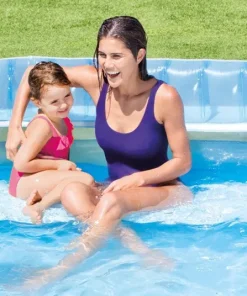 Family Lounge Piscine gonflable 224x216 cm