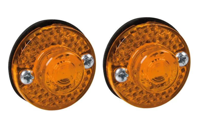 Feux de LED 24v Ambre - 2 Pièces