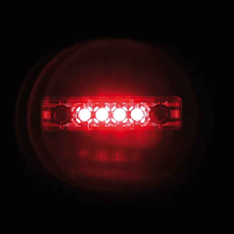 Feux de position 4 LEDS 24V Rouge