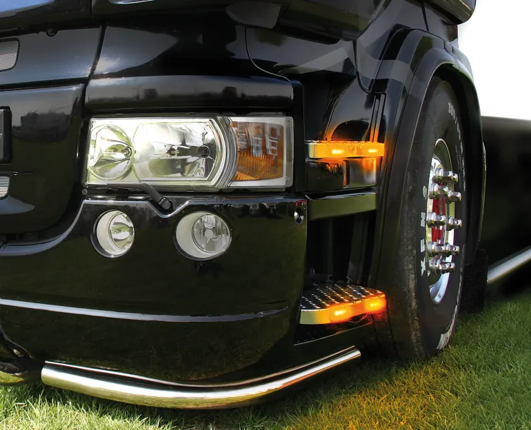 Feux de position 4 LEDS 24V Ambre