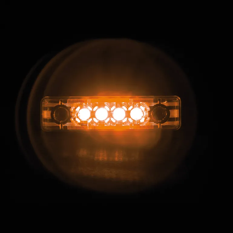 Feux de position 4 LEDS 24V Ambre