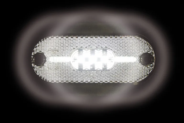 Feux de position avec réflecteur 5 LEDS Blanc