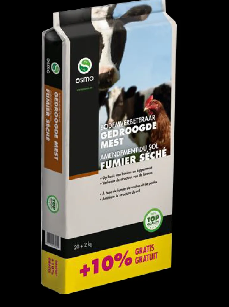 Fumier séché miette 20 + 2 kg gratuit