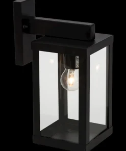 Gaia mur noir IP44 E27 60W