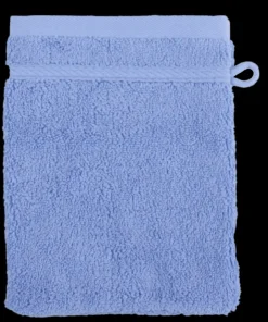 Gant de toilette bleu 16x21 cm